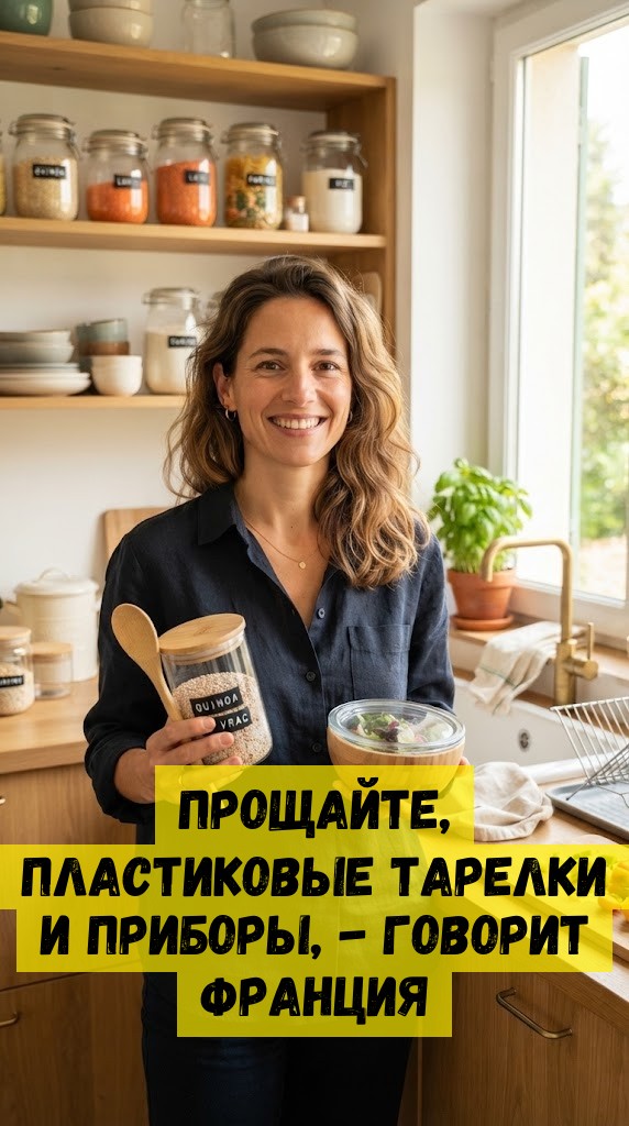 Прощайте, пластиковые тарелки и приборы, - говорит Франция