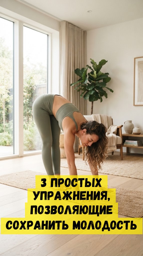 3 простых упражнения, позволяющие сохранить молодость 3 простых упражнения, позволяющие сохранить молодость