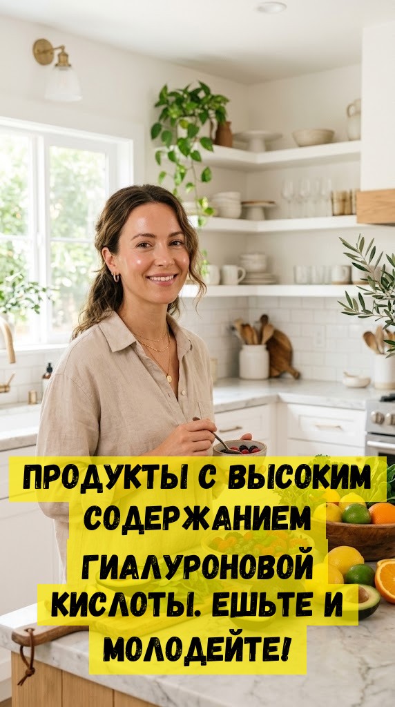 Продукты с высоким содержанием гиалуроновой кислоты. Ешьте и молодейте!