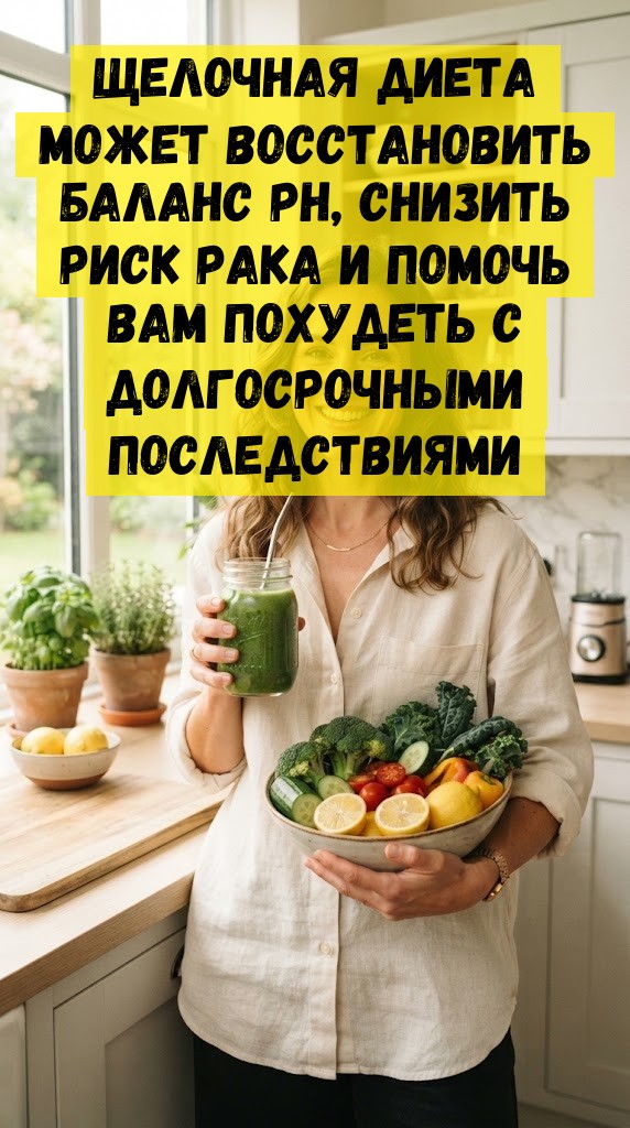 Щелочная диета может восстановить баланс рН, снизить риск рака и помочь вам похудеть с долгосрочными последствиями