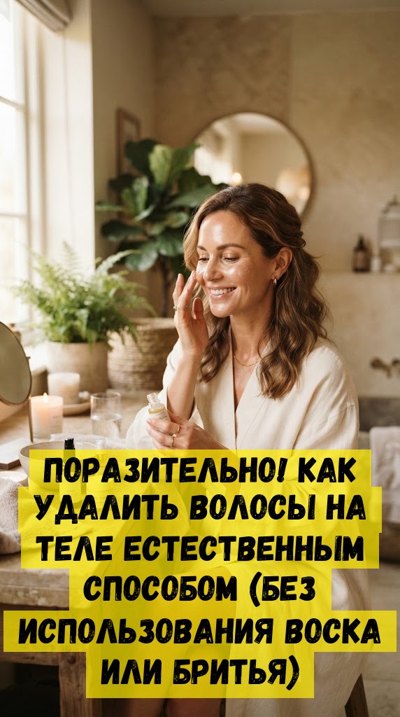 Поразительно! Как удалить волосы на теле естественным способом (без использования воска или бритья) Поразительно! Как удалить волосы на теле естественным способом (без использования воска или бритья)
