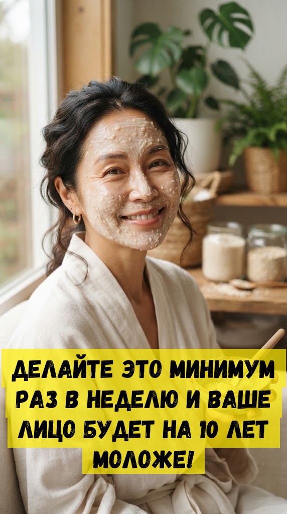 Делайте это минимум раз в неделю и ваше лицо будет на 10 лет моложе! Делайте это минимум раз в неделю и ваше лицо будет на 10 лет моложе!