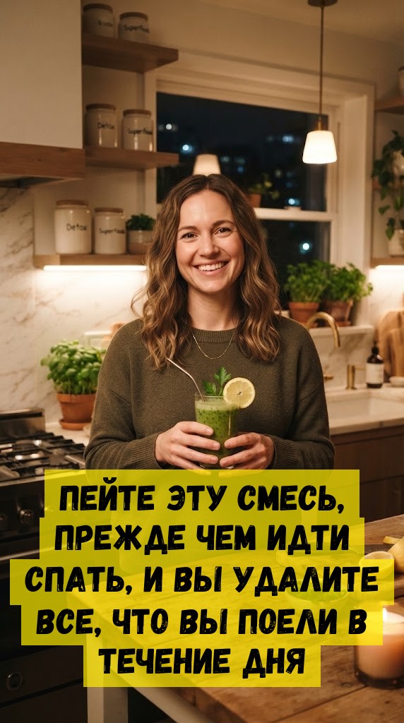 Пейте эту смесь, прежде чем идти спать, и ВЫ удалите все, что вы поели в течение дня Пейте эту смесь, прежде чем идти спать, и ВЫ удалите все, что вы поели в течение дня
