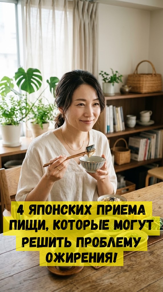 4 японских приема пищи, которые могут решить проблему ожирения!