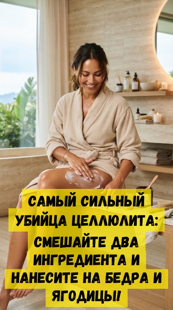 Самый сильный убийца целлюлита: смешайте два ингредиента и нанесите на бедра и ягодицы!
