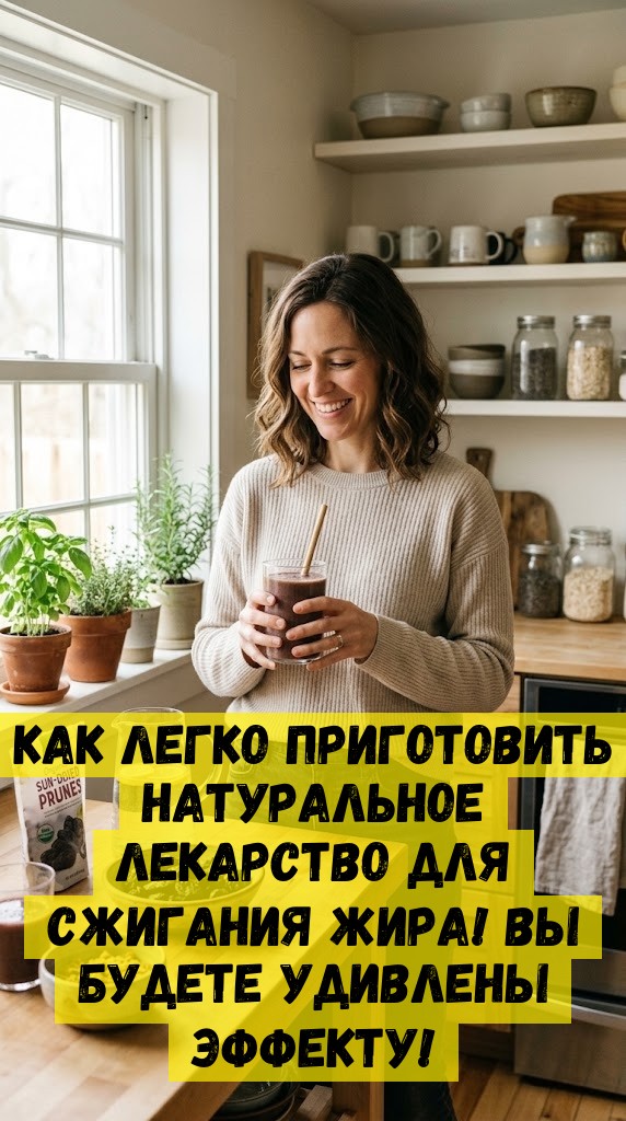 Как легко приготовить натуральное лекарство для сжигания жира! Вы будете удивлены эффекту!