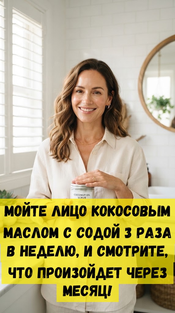 Мойте лицо кокосовым маслом с содой 3 раза в неделю, и смотрите, что произойдет через месяц! Мойте лицо кокосовым маслом с содой 3 раза в неделю, и смотрите, что произойдет через месяц!