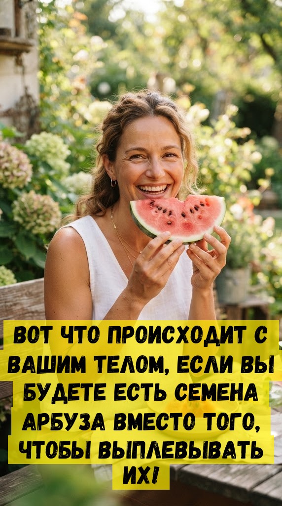 Вот что происходит с вашим телом, если вы будете есть семена арбуза вместо того, чтобы выплевывать их!
