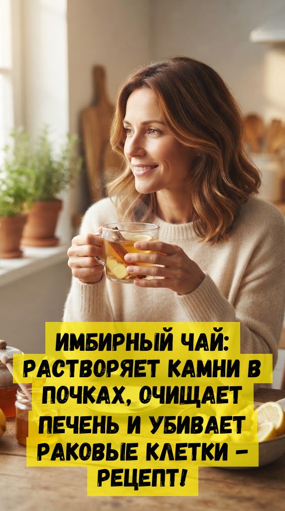 Имбирный чай: растворяет камни в почках, очищает печень и убивает раковые клетки - рецепт! Имбирный чай: растворяет камни в почках, очищает печень и убивает раковые клетки - рецепт!