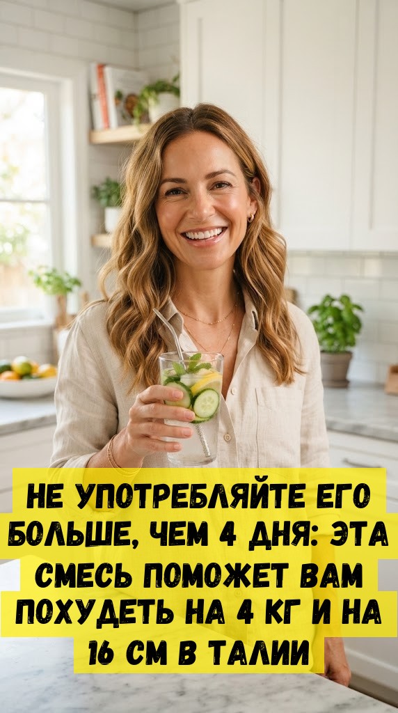 Не употребляйте его больше, чем 4 дня: эта смесь поможет вам похудеть на 4 кг и на 16 см в талии Не употребляйте его больше, чем 4 дня: эта смесь поможет вам похудеть на 4 кг и на 16 см в талии