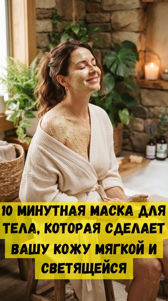 10 минутная маска для тела, которая сделает вашу кожу мягкой и светящейся 10 минутная маска для тела, которая сделает вашу кожу мягкой и светящейся