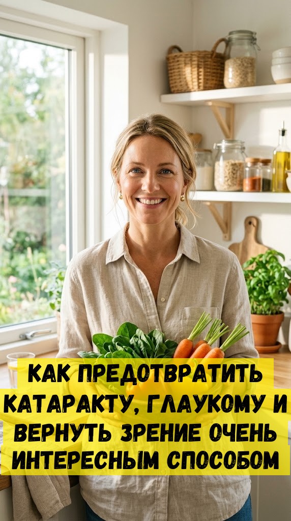 Как предотвратить катаракту, глаукому и вернуть зрение очень интересным способом