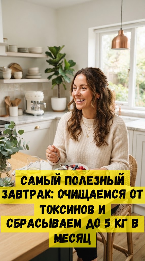 Самый полезный завтрак: очищаемся от токсинов и сбрасываем до 5 кг в месяц