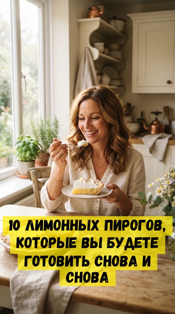 10 лимонных пирогов, которые вы будете готовить снова и снова