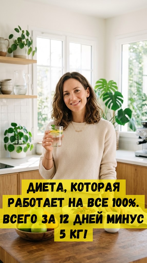 Диета, которая работает на все 100%. Всего за 12 дней минус 5 кг!