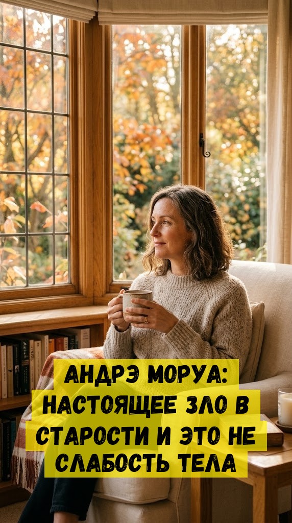 Андрэ Моруа: Настоящее зло в старости и это не слабость тела