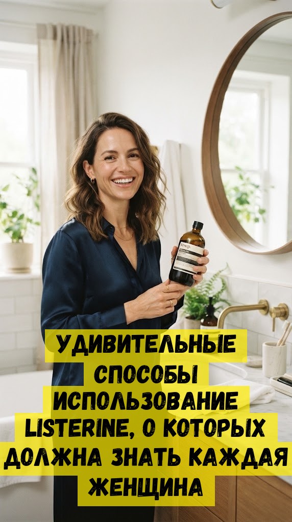 Удивительные способы использование Listerine, о которых должна знать каждая женщина