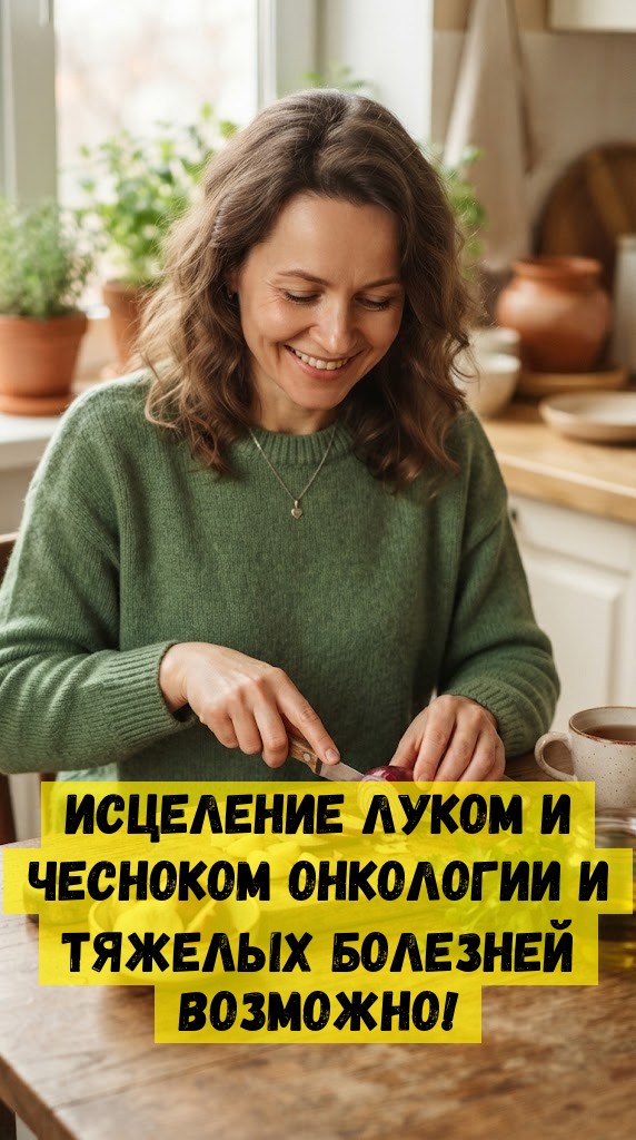 Исцеление луком и чесноком онкологии и тяжелых болезней возможно!