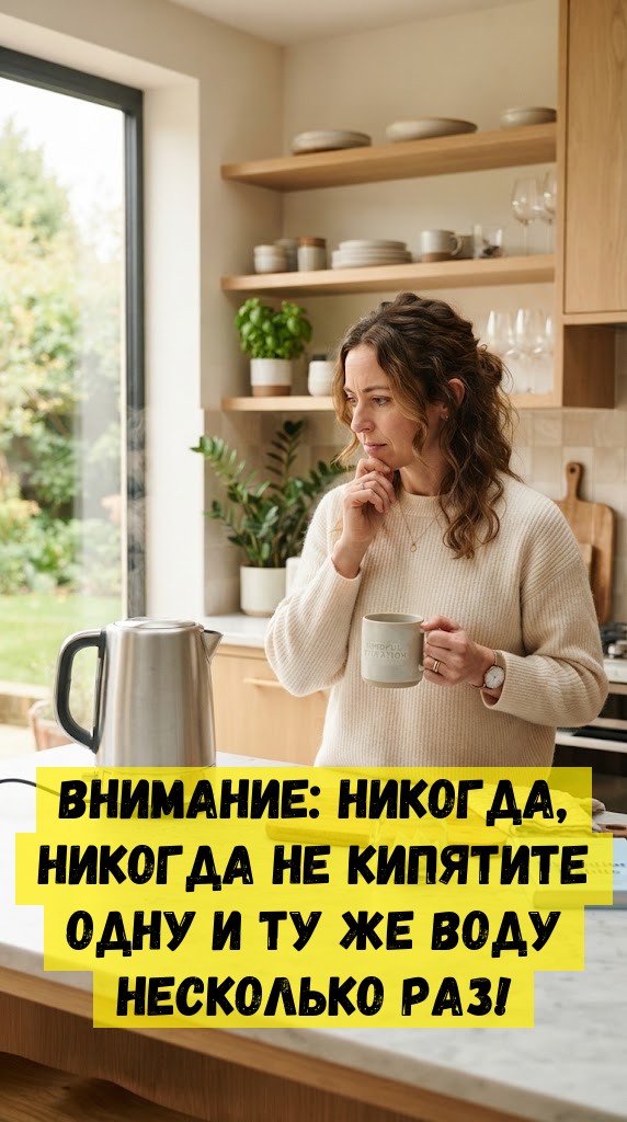 Внимание: НИКОГДА, НИКОГДА не кипятите одну и ту же воду несколько раз! Внимание: НИКОГДА, НИКОГДА не кипятите одну и ту же воду несколько раз!