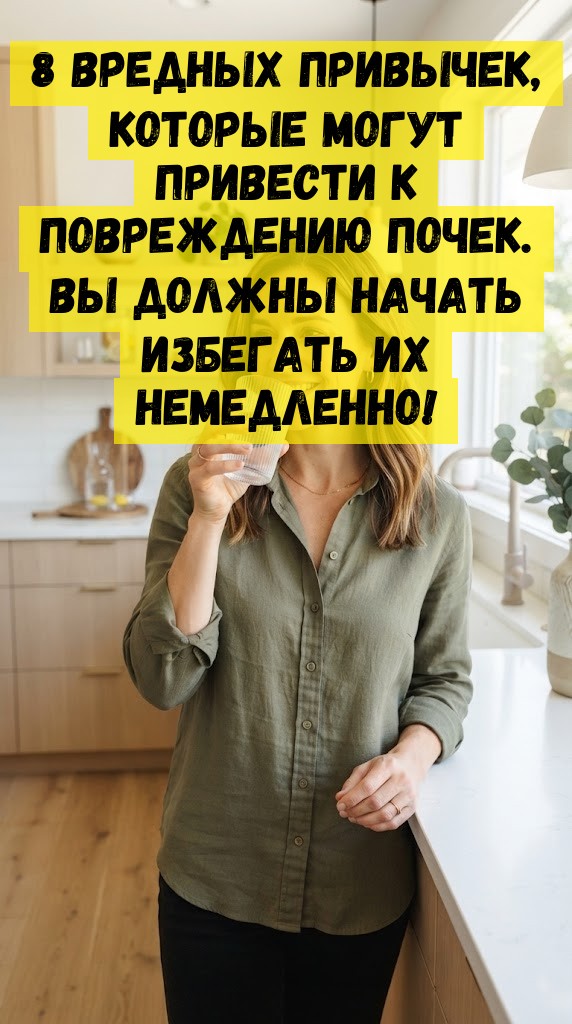 8 вредных привычек, которые могут привести к повреждению почек. Вы должны начать избегать их немедленно!
