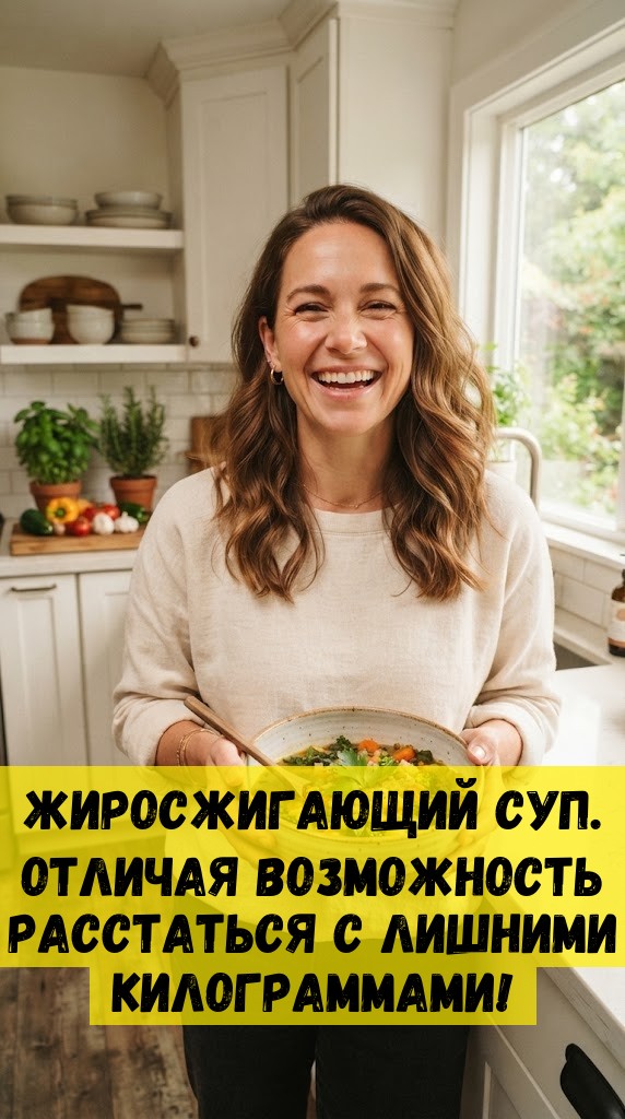 Жиросжигающий суп. Отличая возможность расстаться с лишними килограммами!
