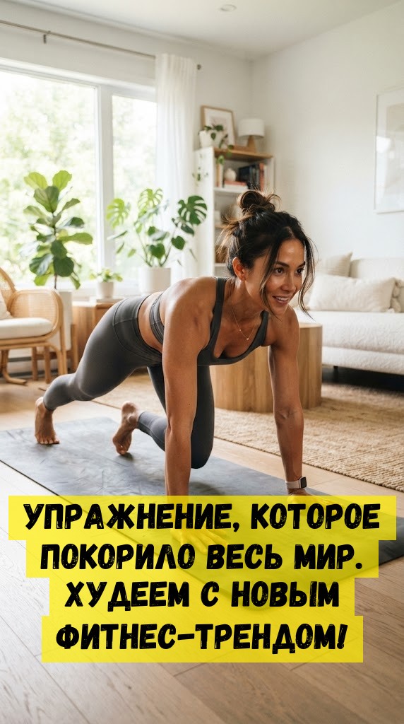 Упражнение, которое покорило весь мир. Худеем с новым фитнес-трендом! Упражнение, которое покорило весь мир. Худеем с новым фитнес-трендом!