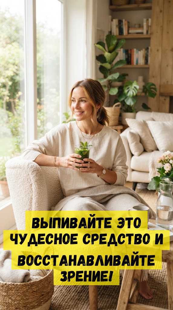 Выпивайте это чудесное средство и восстанавливайте зрение! Выпивайте это чудесное средство и восстанавливайте зрение!
