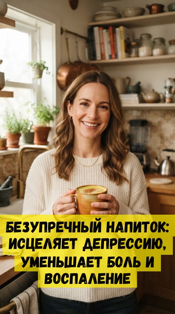 Безупречный напиток: исцеляет депрессию, уменьшает боль и воспаление