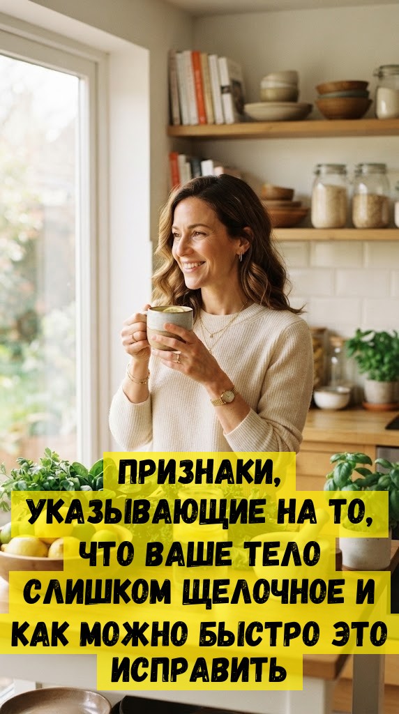 Признаки, указывающие на то, что ваше тело слишком щелочное и как можно быстро это исправить