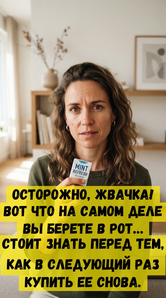 Осторожно, жвачка! Вот что на самом деле Вы берете в рот&hellip; Стоит знать перед тем, как в следующий раз купить ее снова.