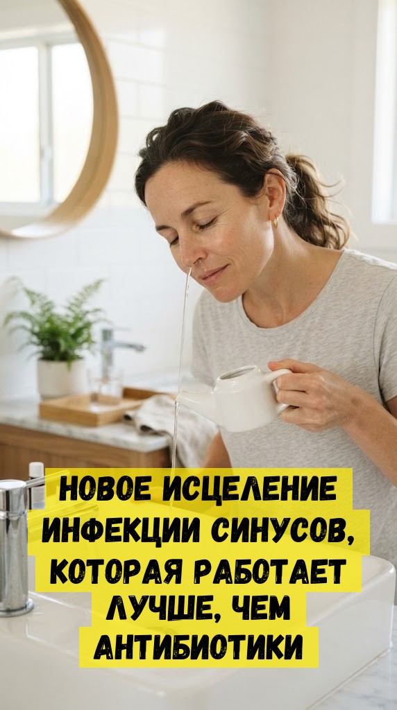 Новое исцеление инфекции синусов, которая работает лучше, чем антибиотики