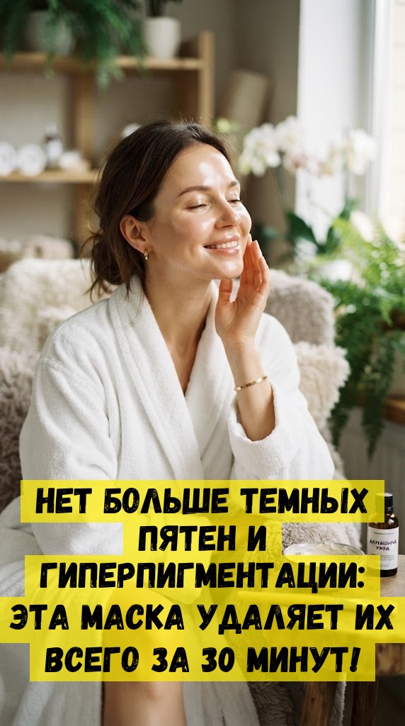 Нет больше темных пятен и гиперпигментации: эта маска удаляет их всего за 30 минут!