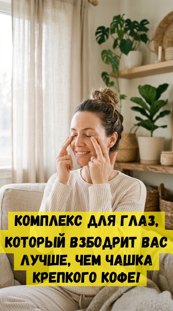 Комплекс для глаз, который взбодрит вас лучше, чем чашка крепкого кофе!