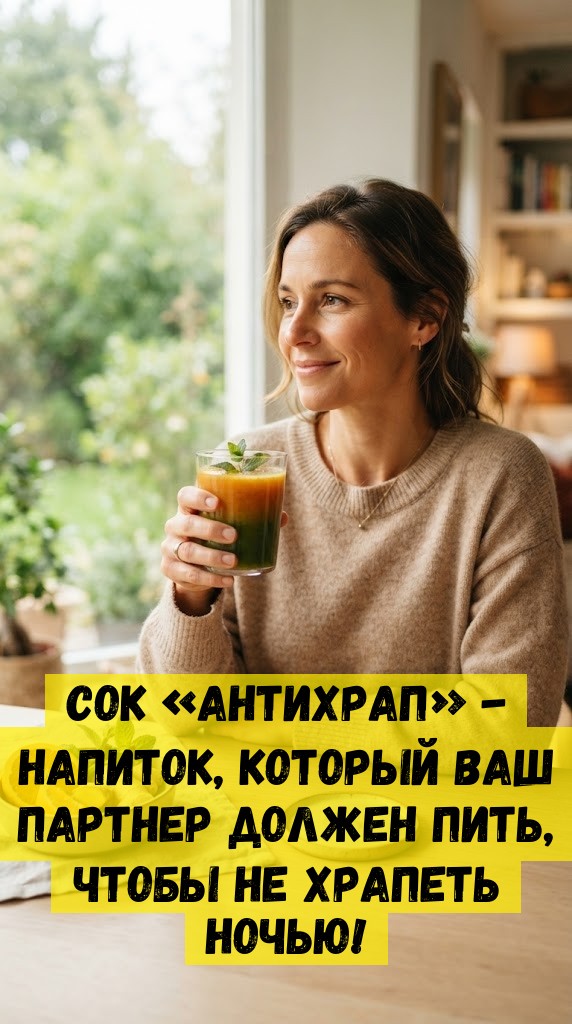 Сок «Антихрап» - напиток, который ваш партнер должен пить, чтобы не храпеть ночью! Сок «Антихрап» - напиток, который ваш партнер должен пить, чтобы не храпеть ночью!