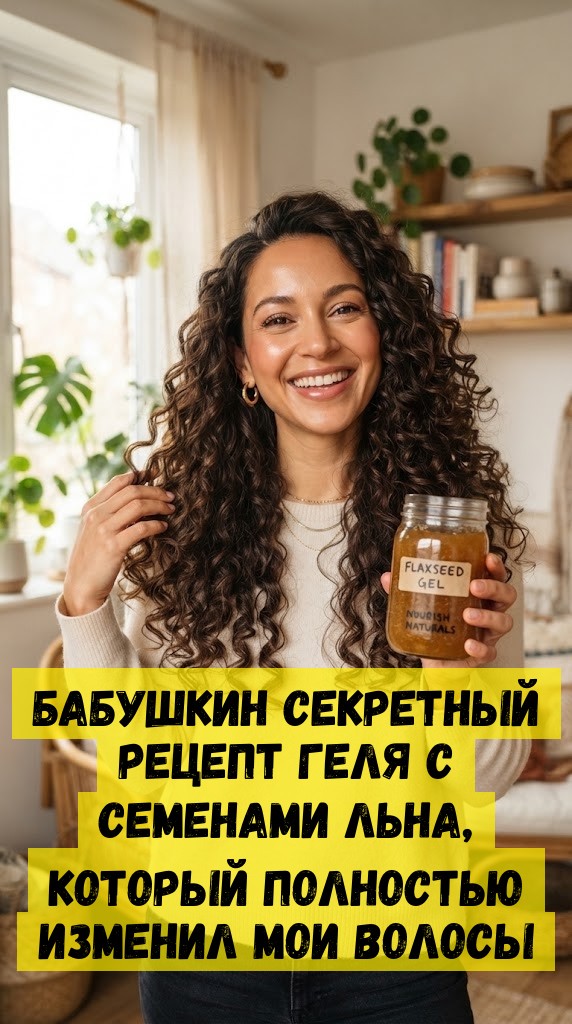 Бабушкин секретный рецепт геля с семенами льна, который полностью изменил мои волосы