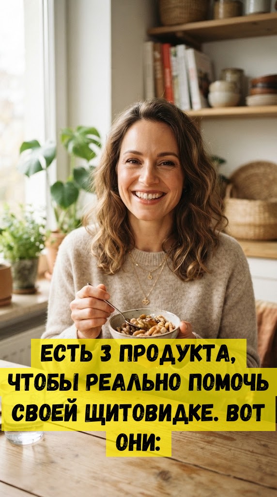 Есть 3 продукта, чтобы реально помочь своей щитовидке. Вот они: Есть 3 продукта, чтобы реально помочь своей щитовидке. Вот они: