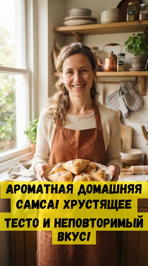 Ароматная домашняя самса! Хрустящее тесто и неповторимый вкус!