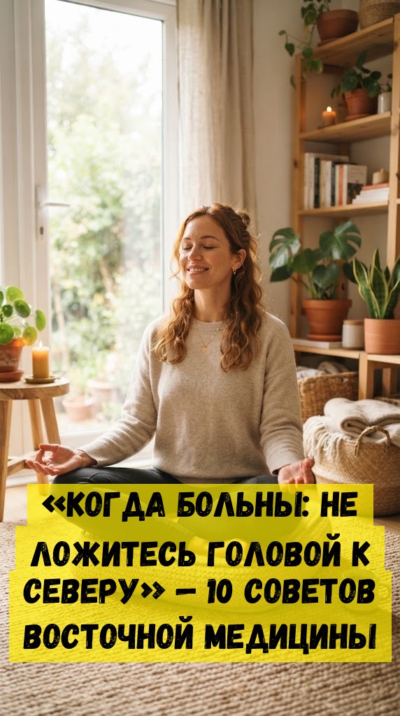 «Когда больны: не ложитесь головой к северу» — 10 советов восточной медицины «Когда больны: не ложитесь головой к северу» — 10 советов восточной медицины
