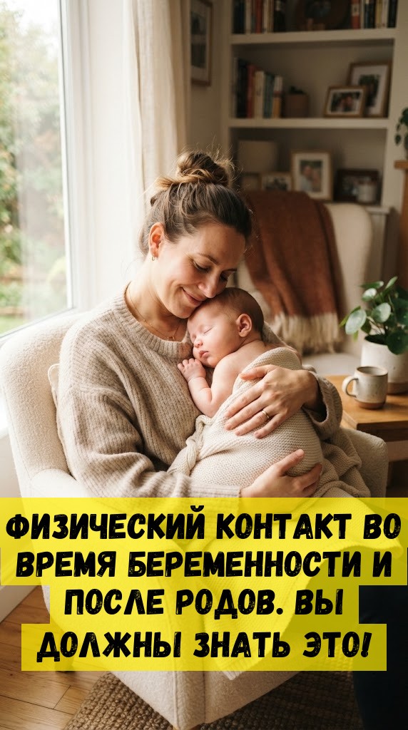 Физический контакт во время беременности и после родов. Вы должны знать это!