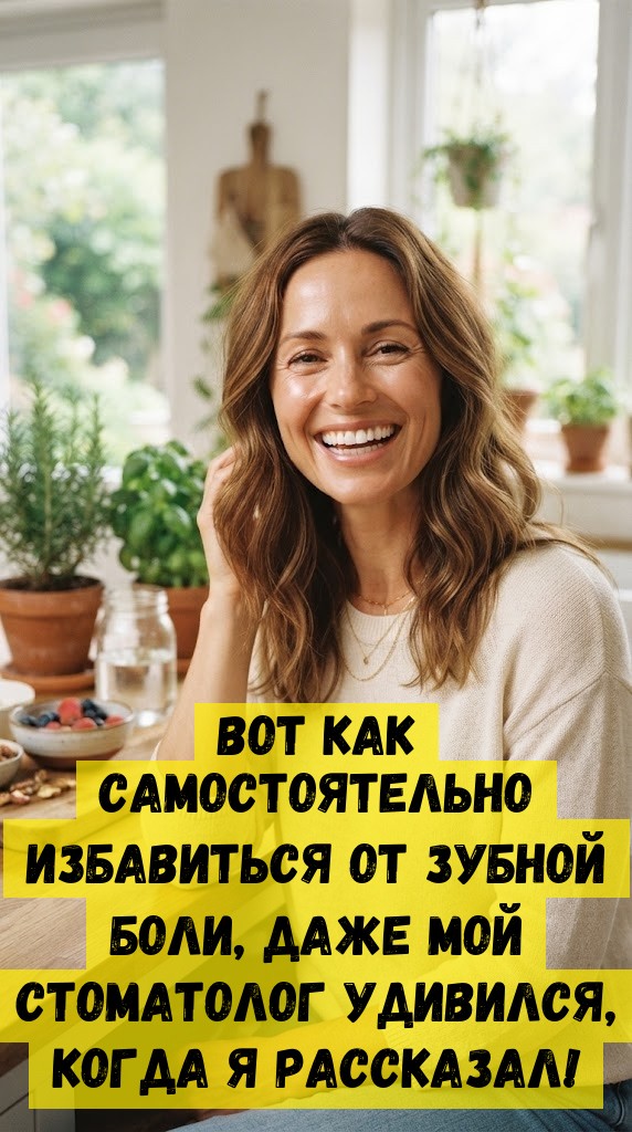 Вот как самостоятельно избавиться от зубной боли, даже мой стоматолог удивился, когда я рассказал!