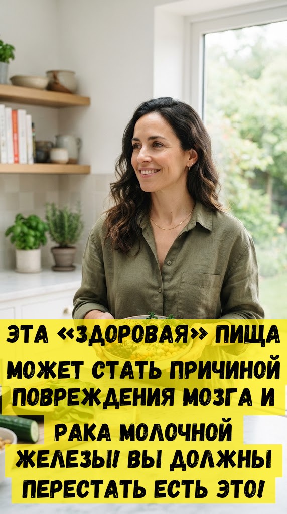 Эта &laquo;здоровая&raquo; пища может стать причиной повреждения мозга и рака молочной железы! Вы должны перестать есть это!