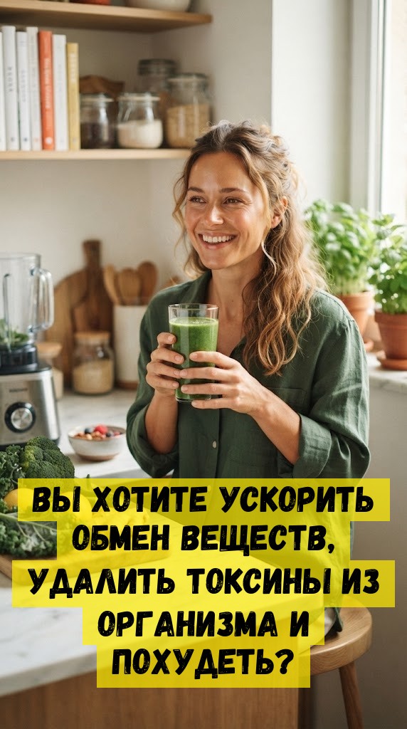 Вы хотите ускорить обмен веществ, удалить токсины из организма и похудеть?