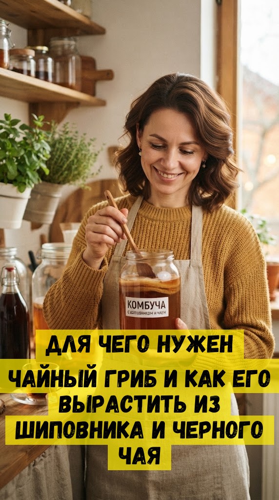 Для чего нужен чайный гриб и как его вырастить из шиповника и черного чая