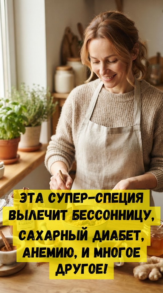Эта супер-специя вылечит бессонницу, сахарный диабет, анемию, и многое другое!