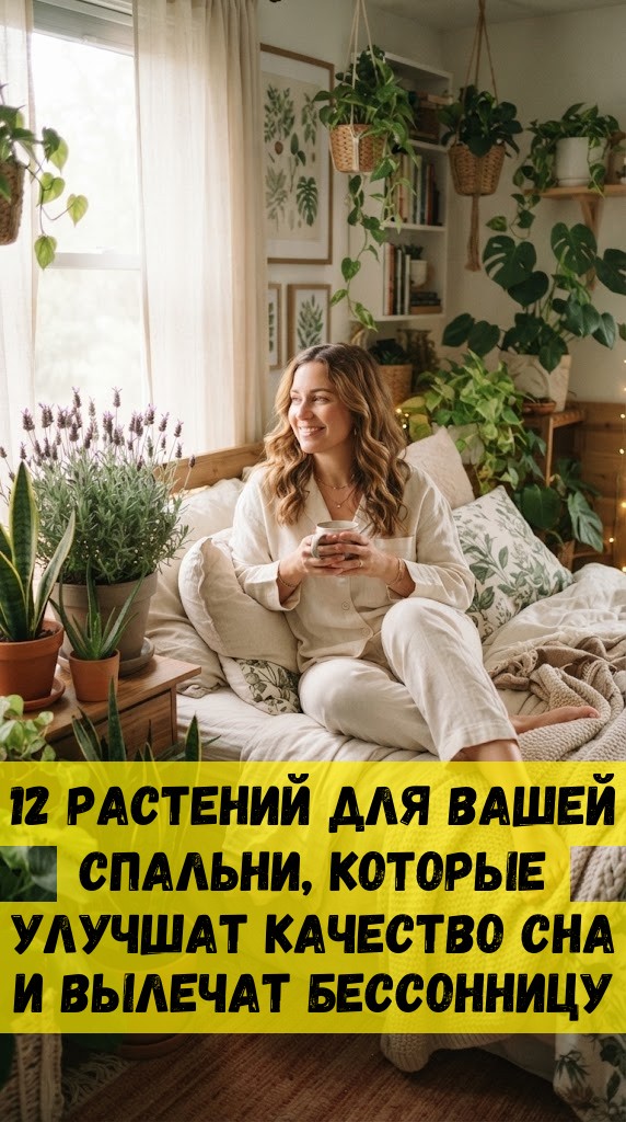 12 растений для вашей спальни, которые улучшат качество сна и вылечат бессонницу
