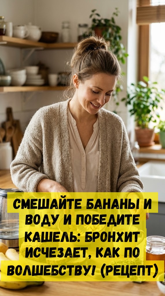 Смешайте бананы и воду и победите кашель: бронхит исчезает, как по волшебству! (Рецепт) Смешайте бананы и воду и победите кашель: бронхит исчезает, как по волшебству! (Рецепт)