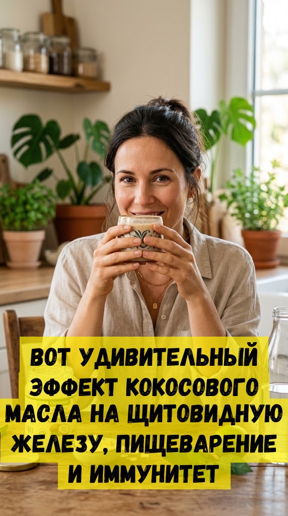 Вот удивительный эффект кокосового масла на щитовидную железу, пищеварение и иммунитет Вот удивительный эффект кокосового масла на щитовидную железу, пищеварение и иммунитет