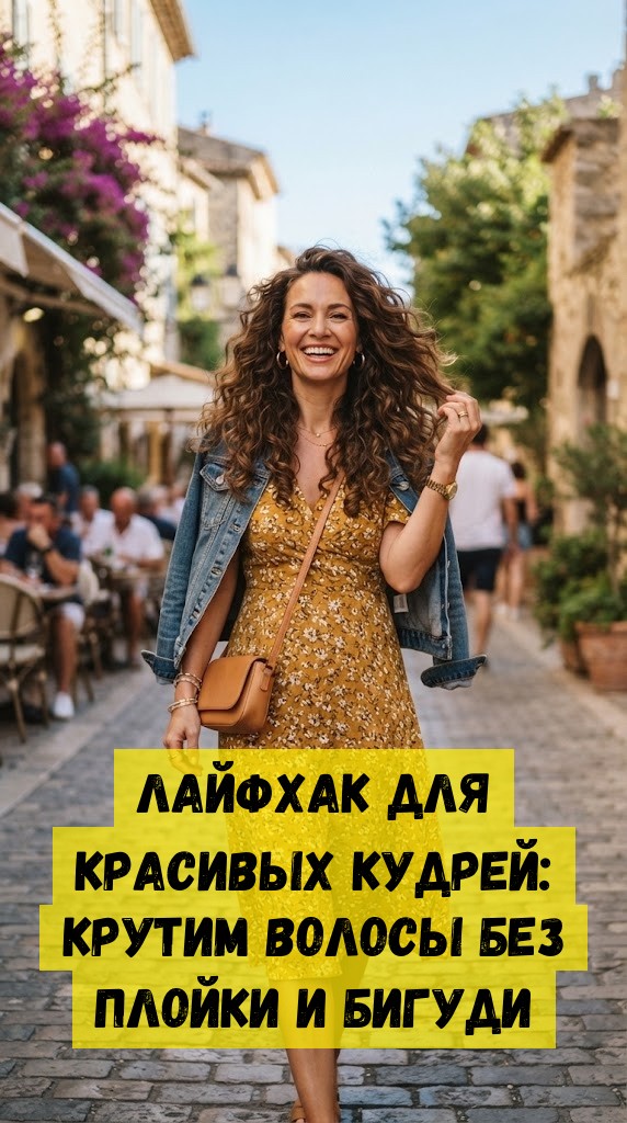 Лайфхак для красивых кудрей: крутим волосы без плойки и бигуди