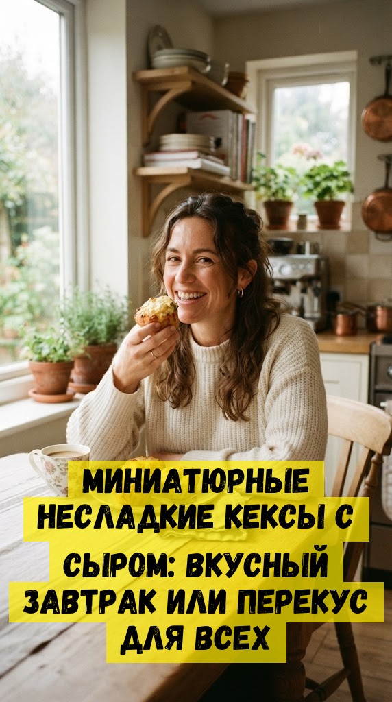 Миниатюрные несладкие кексы с сыром: вкусный завтрак или перекус для всех
