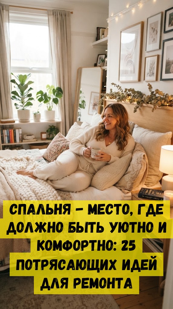 Спальня - место, где должно быть уютно и комфортно: 25 потрясающих идей для ремонта